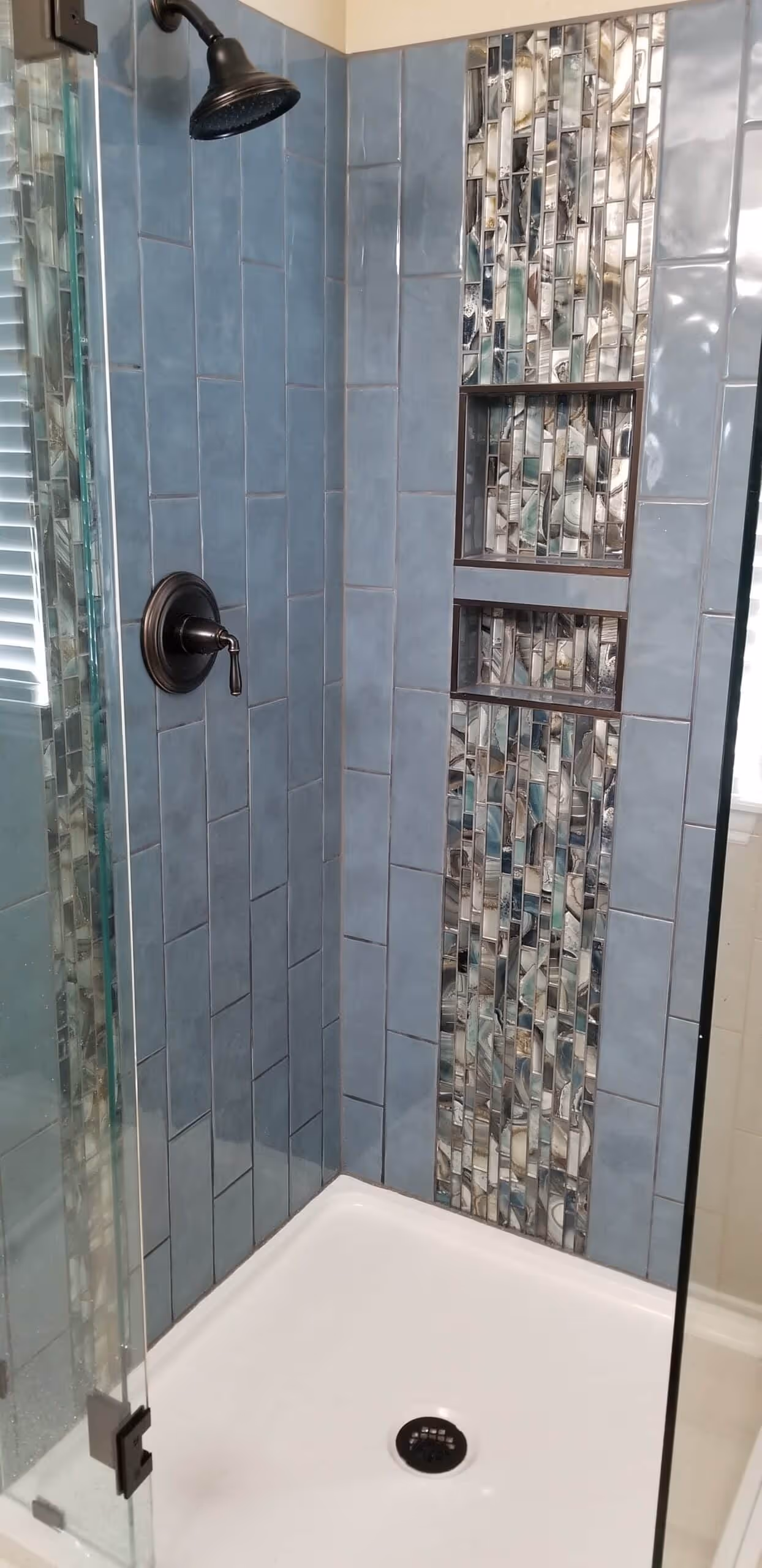 Shower with multiple shower heads
