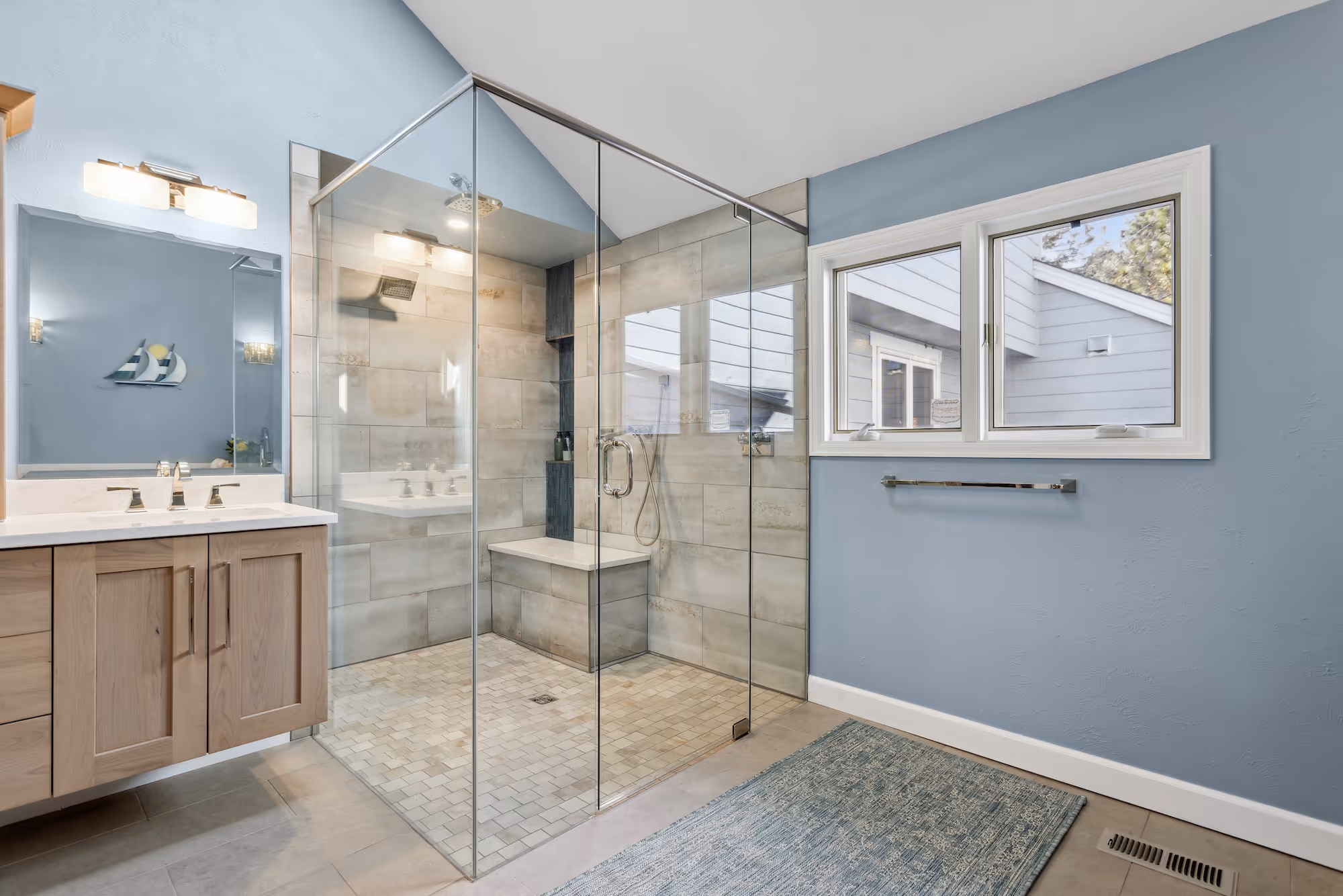 Custom living-room renovation