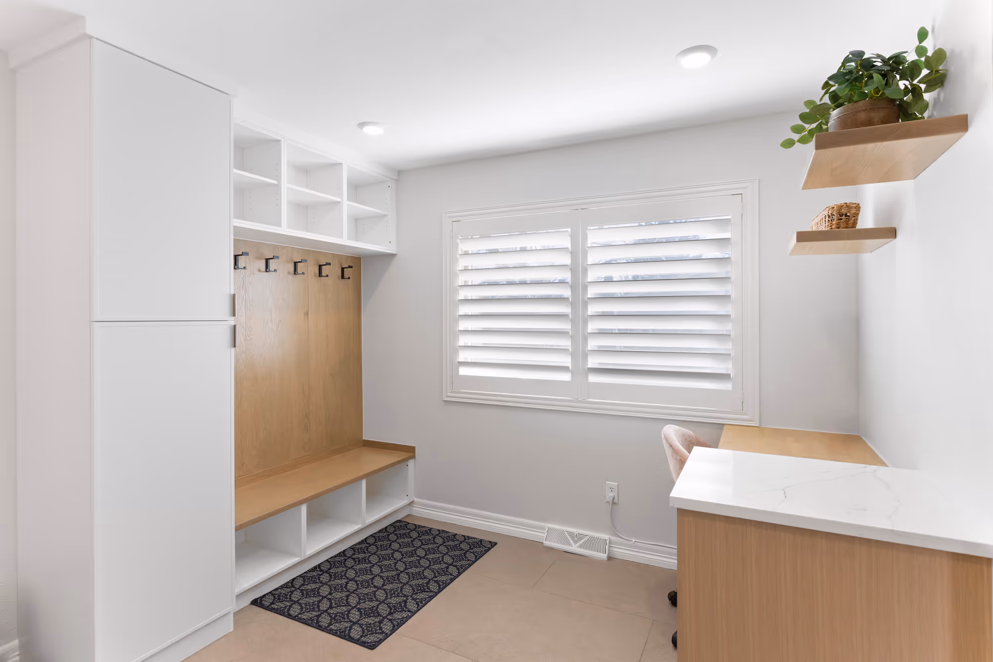 Traditional bathroom remodel with a classic vanity