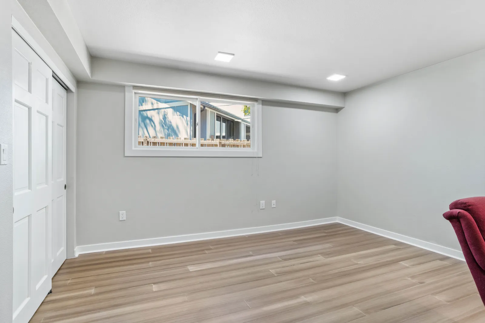 Basement remodel with office and bedroom space, Centennial CO